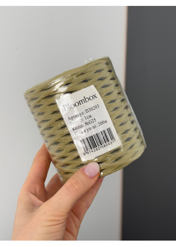 Рафия натуральная 200 м хаки G25