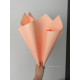 Пленка для цветов однотонная j00325 персиковая #163
