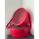 Набор круглых  коробок с прозрачной крышкою j00337 красный