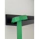 Стрічка репсова 2,5 см зелена 0552 Fem Green