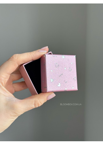 Ювелирные коробочки "Сердечко" j00321 розовые