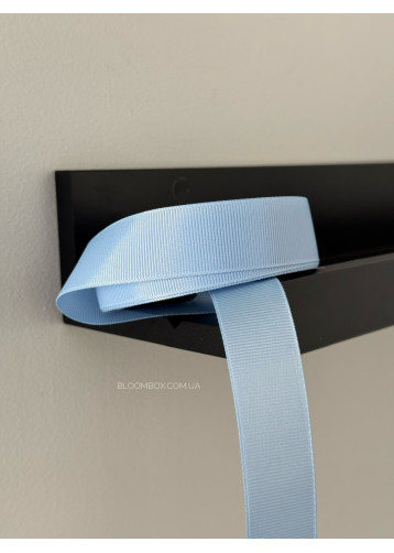 Стрічка репсова 2,5 см блактина 0333 Bluebird