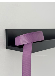 Стрічка репсова 2,5 см фіолетова 0473 Amethyst