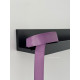 Стрічка репсова 2,5 см фіолетова 0473 Amethyst