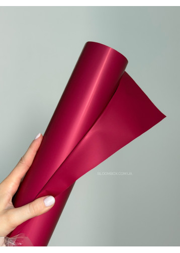 Пленка «Плотная premium»  j01187 бордовая (30 метров)