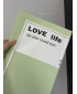 Пленка плотная «Love life» зеленая