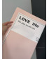 Пленка плотная «Love life» розовая