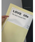 Пленка плотная «Love life» желтая