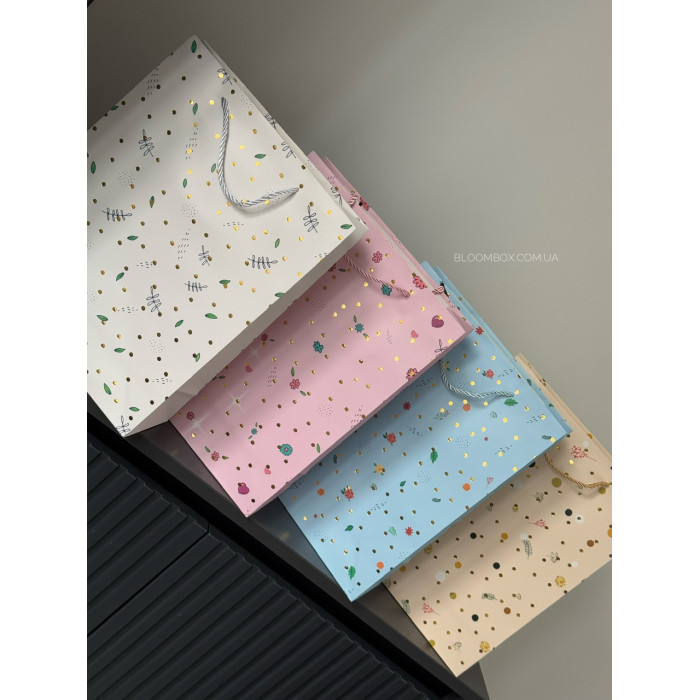 Подарочные пакеты j01171 “S” микс