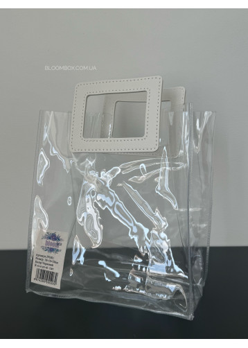 Сумочка пластиковая j91001 "M" белая