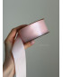 Стрічка атласна двостороння преміум 4 см powder pink 0115 Стрічка атласна двостороння преміум 4 см powder pink 0115