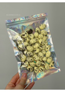 Яйця пасхальні жовті 1.8х2.5см (50шт) L00722