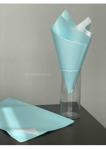 Калька двостороння j00087 блакитна №131